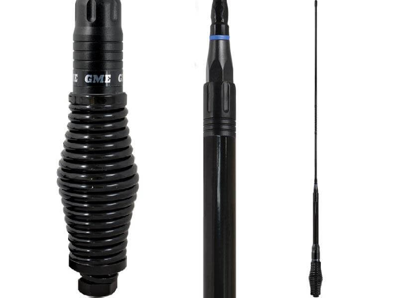 AE4018BK1 UHF Elevated Feed Antenna, BLK 6.6dBi