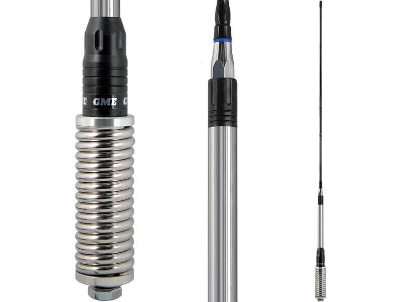 AE4018K3 UHF H/D Elevated Feed Ant, SS Spr 6.6dBi