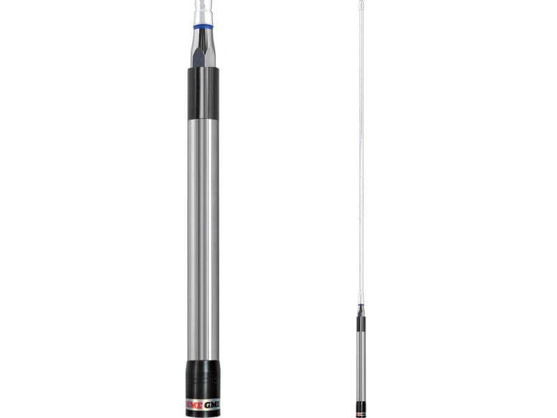 AE4018WK UHF Elevated Feed Ant/Spring, WHT 6.6dBi