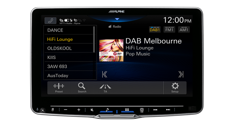 Alpine Floating Head Unit iLX-F509A
