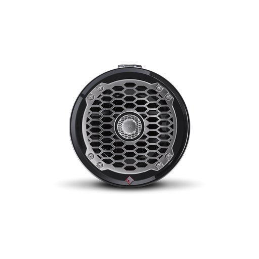 6.5” Punch Series Marine Wakeboard Tower Speakers with Mini Enclosure & Sports Grille - Black