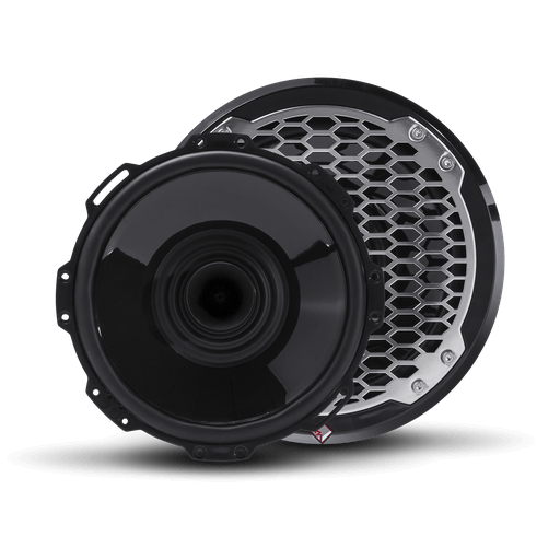 8” Punch Series Marine Full Range Speakers with Horn Tweeter - Black