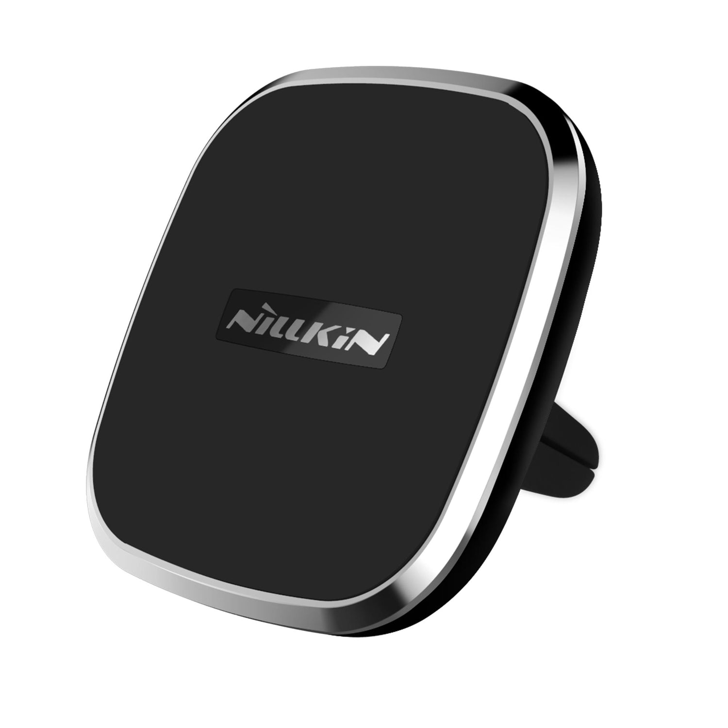 Magnetic wireless vent mount car charger