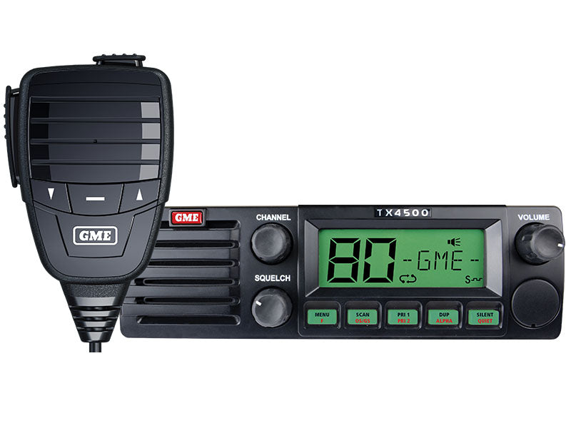 TX4500S DSP DIN size UHF radio with ScanSuite