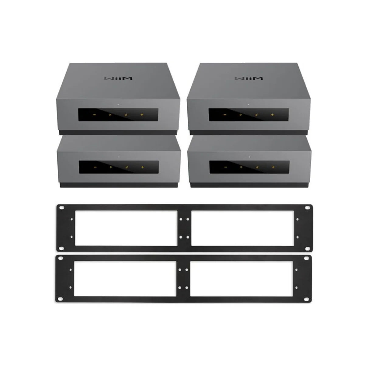 WiiM 4-Zone Rack Mount Amplifier & Audio Streamer Kit Multi-Room Audio System