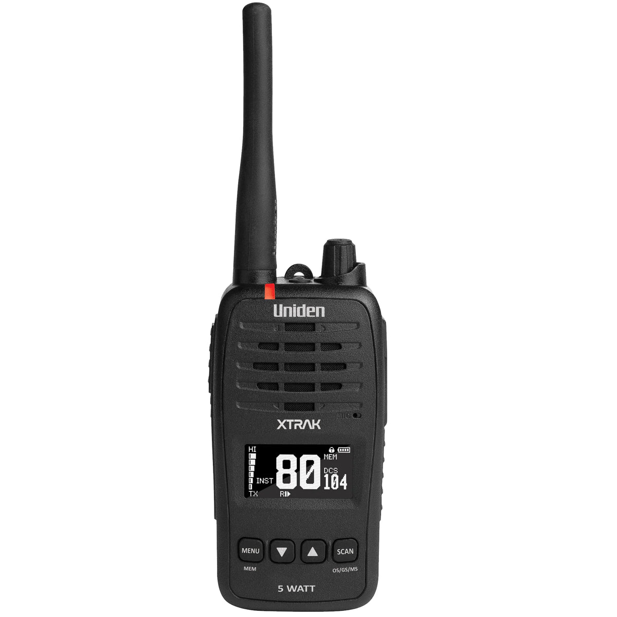Uniden XTRAK 50 5W Waterproof UHF Handheld Radio