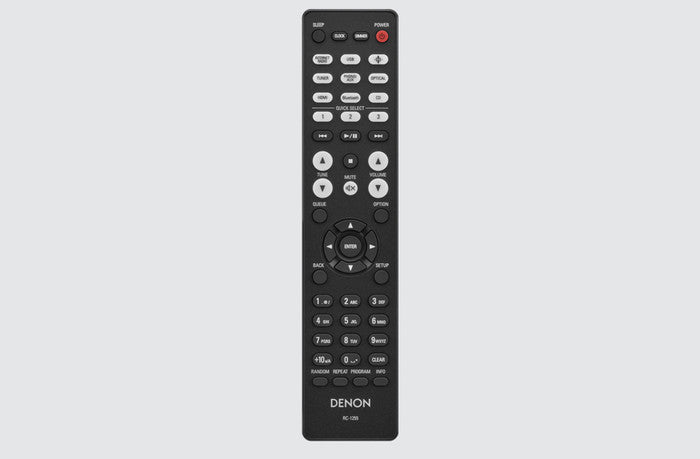 Denon RCD-N12DABB Stereo Receiver 2x65W with CD, DAB+, FM, HEOS, ARC, Phono