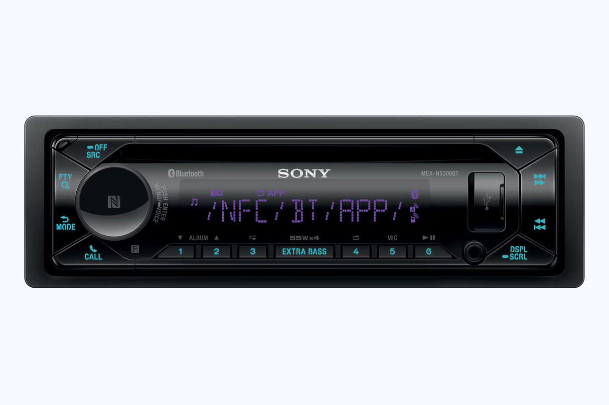 Sony MEXN5300BT AM/FM CD SMARTPHONE CONNECTIVITY