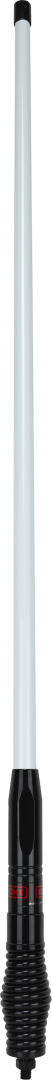 GME AE4705WB UHF CB Fibreglass Radome Antenna 1200mm Heavy Duty, 6.6dBi Gain, White/Black with AS004B Spring