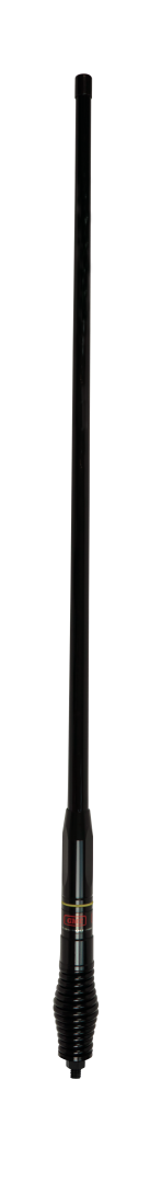 GME AEM4705B Heavy Duty Fibreglass Radome AM/FM Antenna 1200mm with AS004B Spring Black