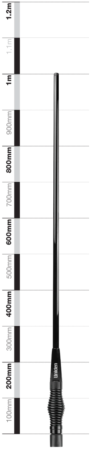 Uniden ATX890 Heavy-Duty Fibreglass Raydome Antenna