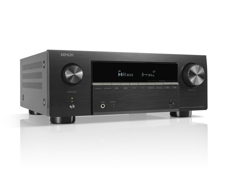 Denon AVC-X3900H 9-Channel AV Receiver 105W per Channel, 6x 8K HDMI, 2-Zone, 4 Subwoofer Outputs, Dirac Compatible
