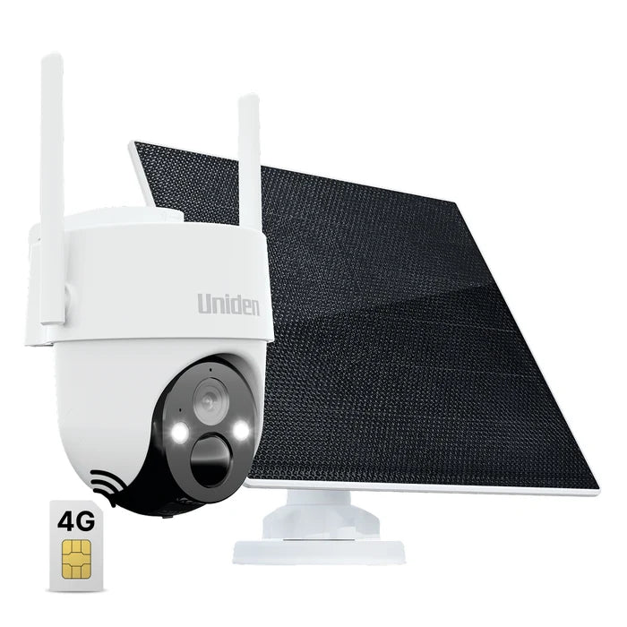 Uniden App Cam Solo X2K 4G Wireless Security Camera 2K Super HD Pan and Tilt Kit