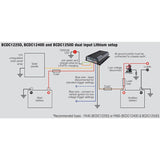 REDARC DC-DC Charger 25A 3-Stage 9–32V Input 12V Output Dual Input MPPT Regulator