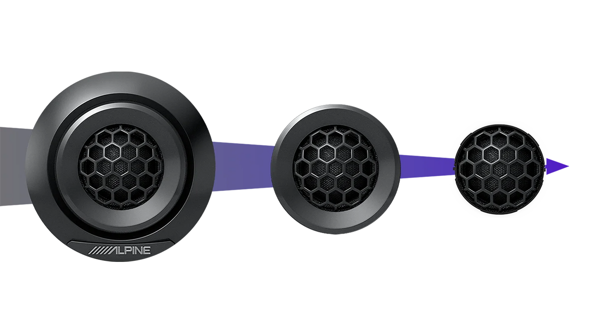 Alpine BRV-S65C 6-1/2" 2-Way Coaxial Speaker