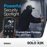 Uniden App Cam SOLO X2K Bullet Solar Security Camera Kit All-in-One