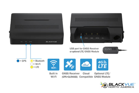 BlackVue DR770X-BX-PRO Full HD Dual Channel Dash Cam with Built-in Battery Pack