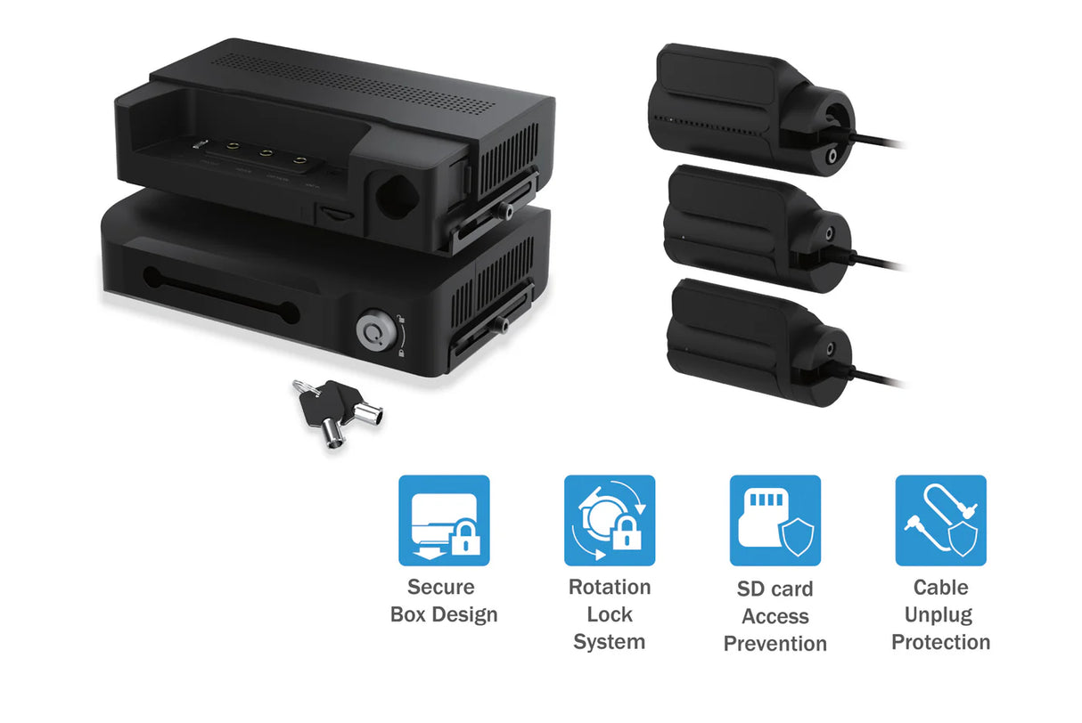 BlackVue DR770X-BX-PRO Full HD Dual Channel Dash Cam with Built-in Battery Pack