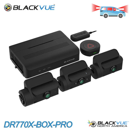 BlackVue DR770X-BX-PRO Full HD Dual Channel Dash Cam with Built-in Battery Pack