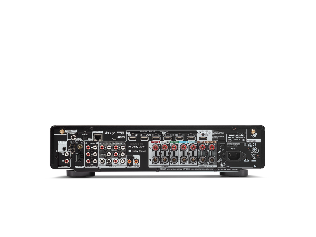 Marantz CINEMA 70s AV Receiver 7x50W 3x 8K HDMI 2-Zone Slimline