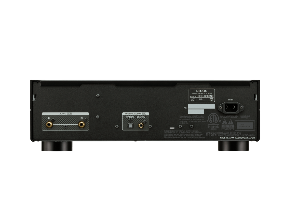 Denon DCD-3000NE SACD/CD Player with Advanced AL32 Processing Plus, DSD Playback via DVD Data Discs