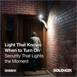 Uniden App Cam Solo X2K-2 2K Super HD Spotlight Security Camera Twin Pack