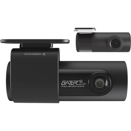 Gator GHDVR98W 2-CH 1080P FULL HD 32GB DASH CAMERA