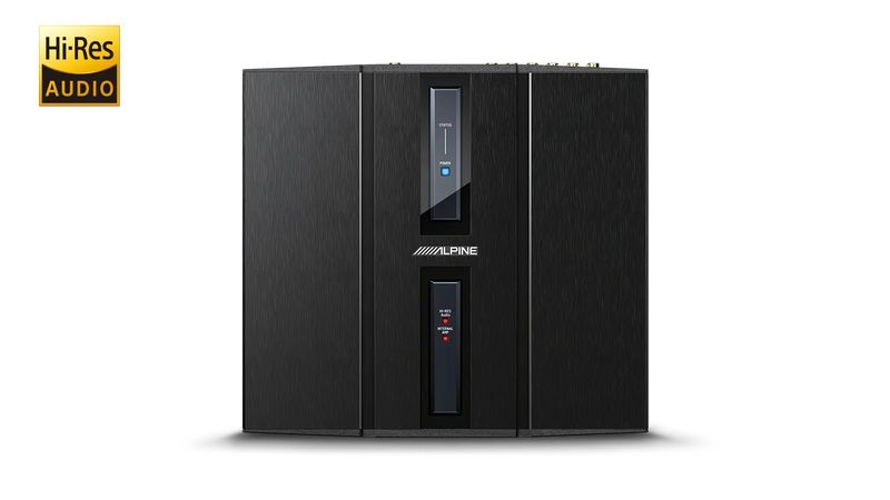 Alpine HDP-D90  High-Resolution 14 Channel Digital Sound Processor with Built-In Power Amplifier