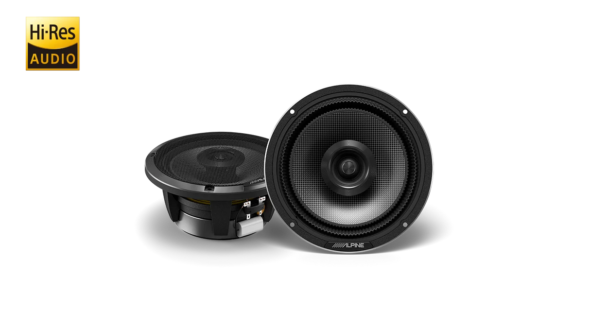 Alpine HDZ-65 Status Hi-Res 6.5” (16.5cm) Coaxial Speakers