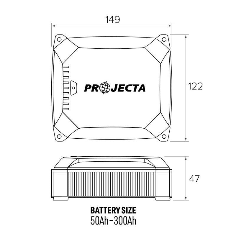 DC-DC Battery Charger 25A 12/24V LINBUS MPPT Solar Charging All Battery Types