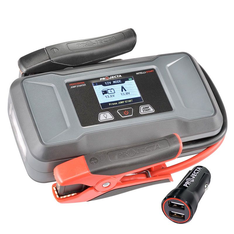 RRT Jump Starter 12V 1400A with Colour Screen for 7L Petrol & 5L Diesel, Rapid Charge