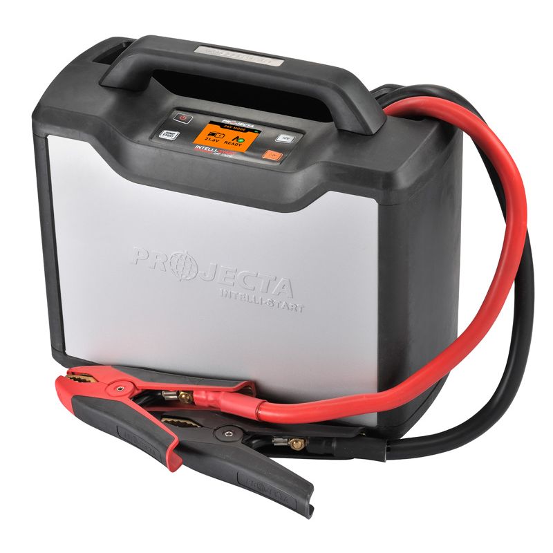 RRT Jump Starter 12/24V 5000A with Colour Screen for 16L Petrol & Diesel (12V) and All 24V Vehicles