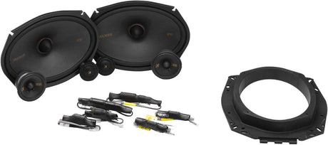 KICKER 51KSS369 Component Speaker System, 3-Way Design
