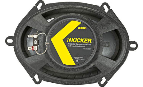 Kicker 46CSC684 - CS Series 6"x8" 2-way car speakers