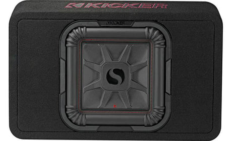 Kicker 46TL7T102 - Sealed 2-ohm enclosure with single 10"