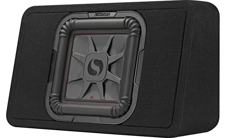 Kicker 46TL7T102 - Sealed 2-ohm enclosure with single 10"