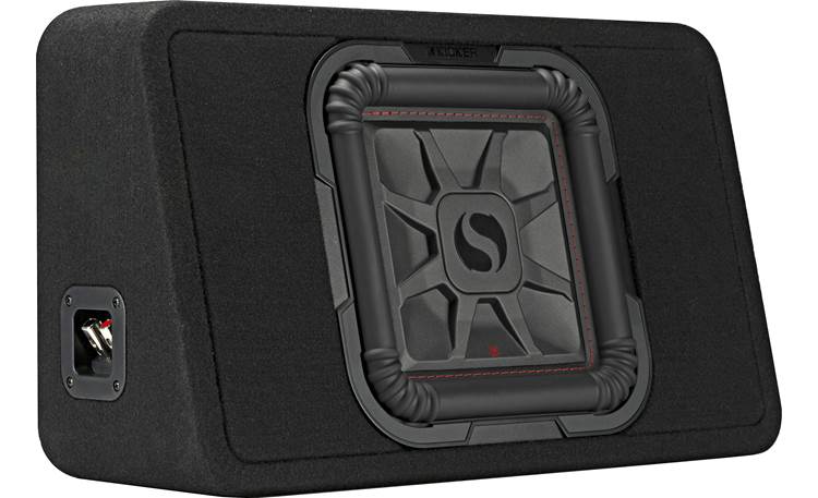 Kicker 46TL7T102 - Sealed 2-ohm enclosure with single 10"