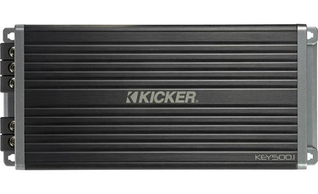 Kicker 47KEY500.1 - Compact mono subwoofer amplifier with automatic tuning DSP