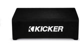 Kicker 48CDF124 - Comp Series sealed downward-firing enclosure with 12"