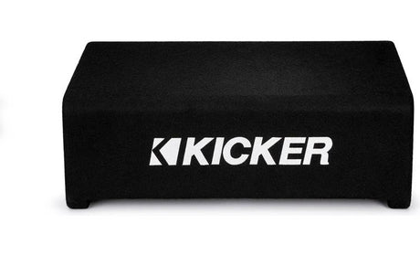 Kicker 48CDF124 - Comp Series sealed downward-firing enclosure with 12"