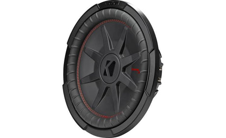 Kicker 48CWRT122 - 12" shallow-mount subwoofer with dual 2-ohm voice coils