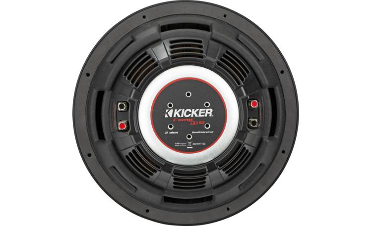 Kicker 48CWRT122 - 12" shallow-mount subwoofer with dual 2-ohm voice coils