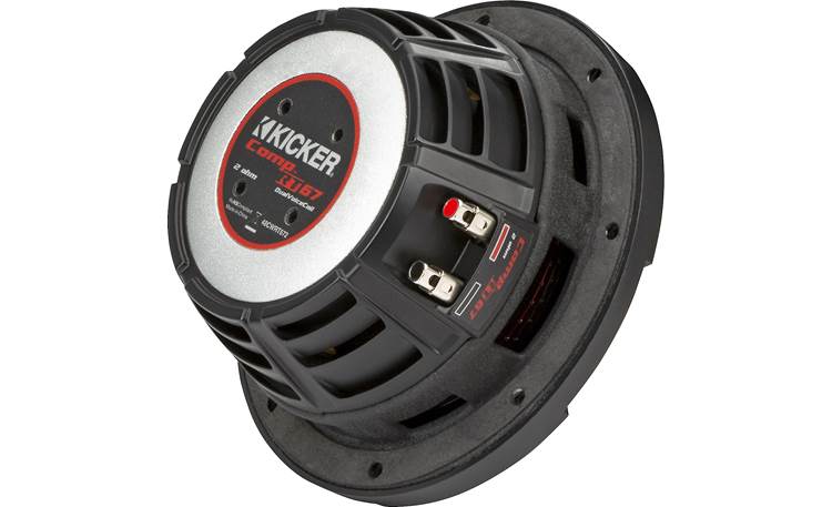 Kicker 48CWRT672 - 6-3/4" shallow-mount subwoofer with dual 2-ohm voice coils