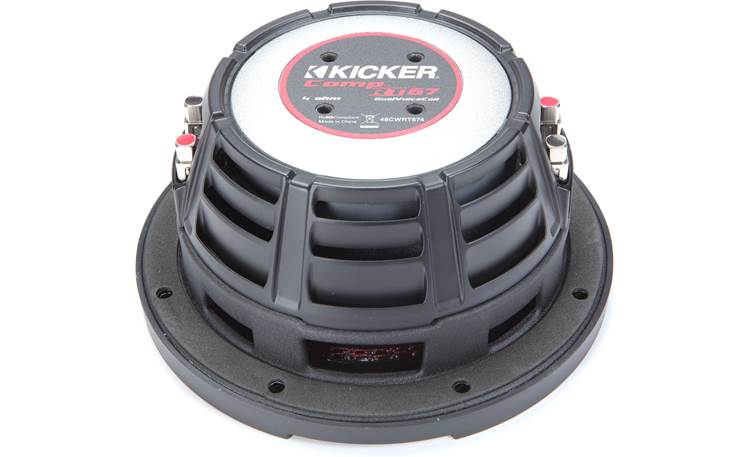 Kicker 48CWRT674 - 6-3/4" shallow-mount subwoofer with dual 4-ohm voice coils