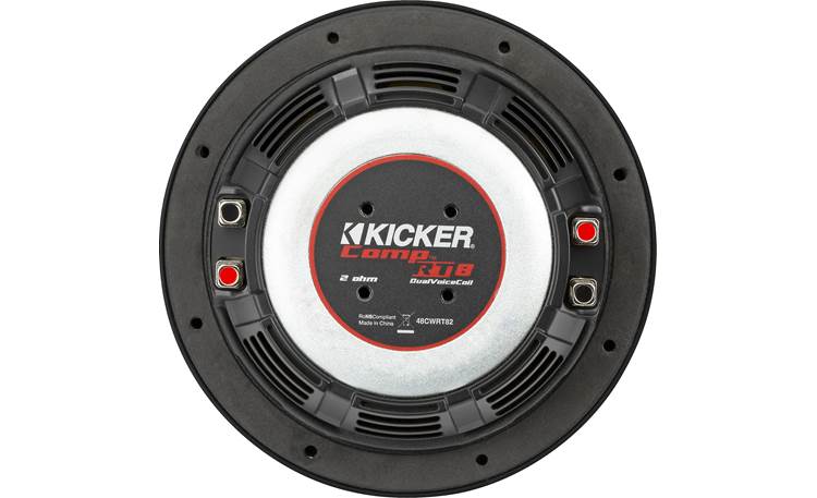 Kicker 48CWRT82 - 8" shallow-mount subwoofer with dual 2-ohm voice coils