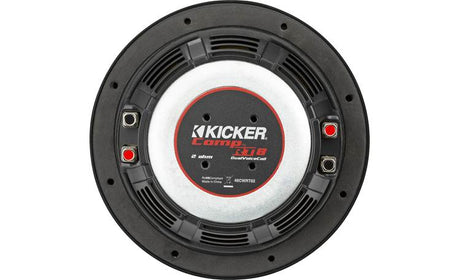 Kicker 48CWRT82 - 8" shallow-mount subwoofer with dual 2-ohm voice coils