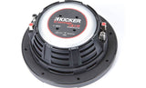 Kicker 48CWRT84 - 8" shallow-mount subwoofer with dual 4-ohm voice coils