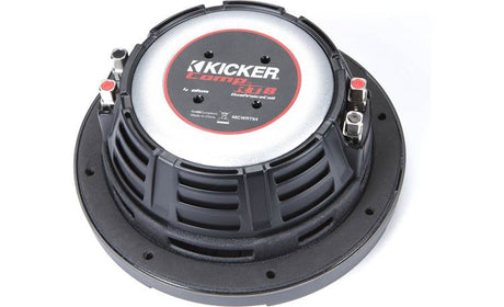 Kicker 48CWRT84 - 8" shallow-mount subwoofer with dual 4-ohm voice coils