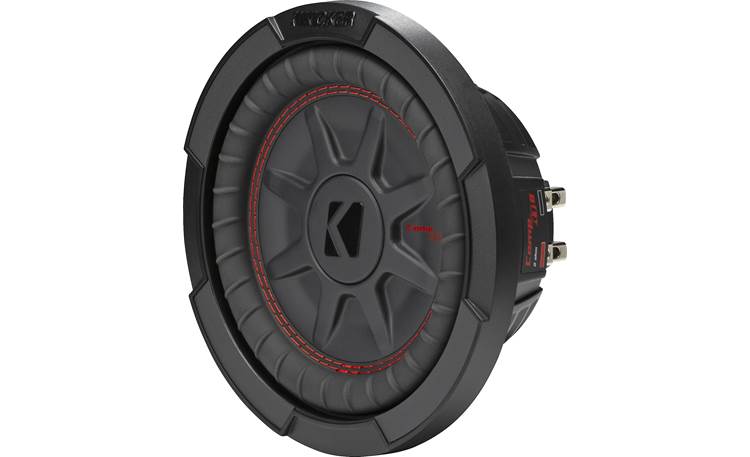 Kicker 48CWRT84 - 8" shallow-mount subwoofer with dual 4-ohm voice coils