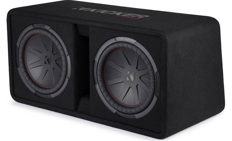 Kicker 48DCWR122 - Ported enclosure with two 12" CompR® subwoofers
